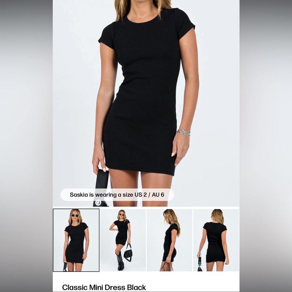 Classic Black Mini Dress